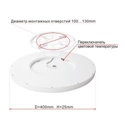 Citilux Бейсик CL738320V Светильник накладной Белый