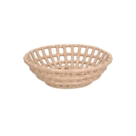 Rituali Domestici Корзина Catturata 29,5 см круглая бежевая