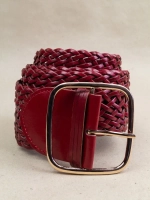 Ремень женский широкий натуральная кожа для джинс платья
