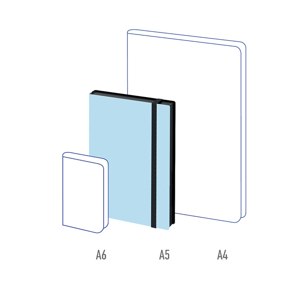 Ежедневник недатированный, А5, 136л., кожзам, Berlingo "Instinct", черный/аквамарин, с резинкой
