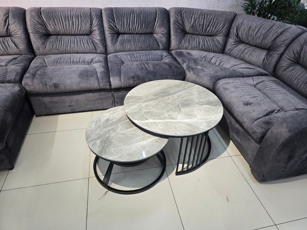 Стол журнальный круглый большой