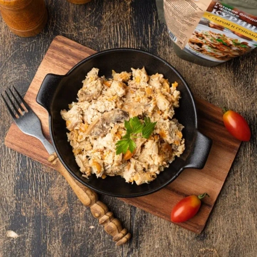 Курица с грибами и сыром Кронидов