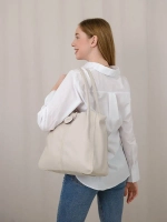 Сумка большая через плечо шоппер мешок