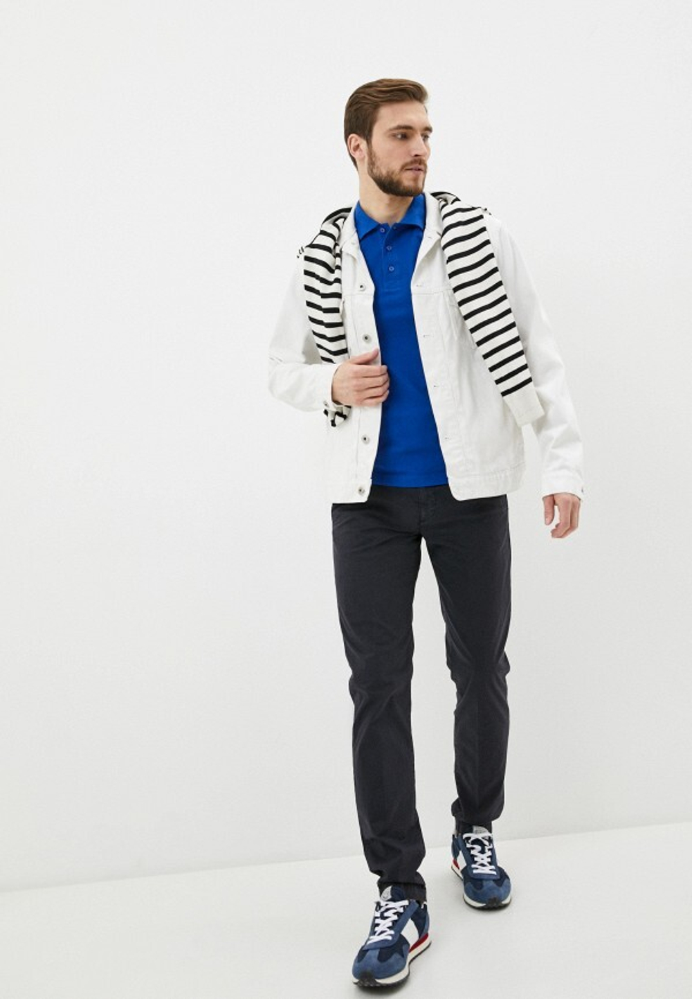 Слаксы муж. AERONAUTICA 1597 синий