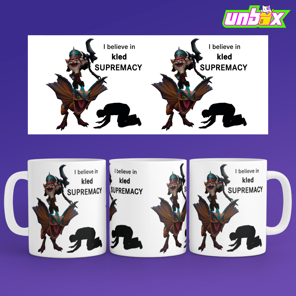 Кружка Kled supremacy Клед League Of Legends Лига Легенд