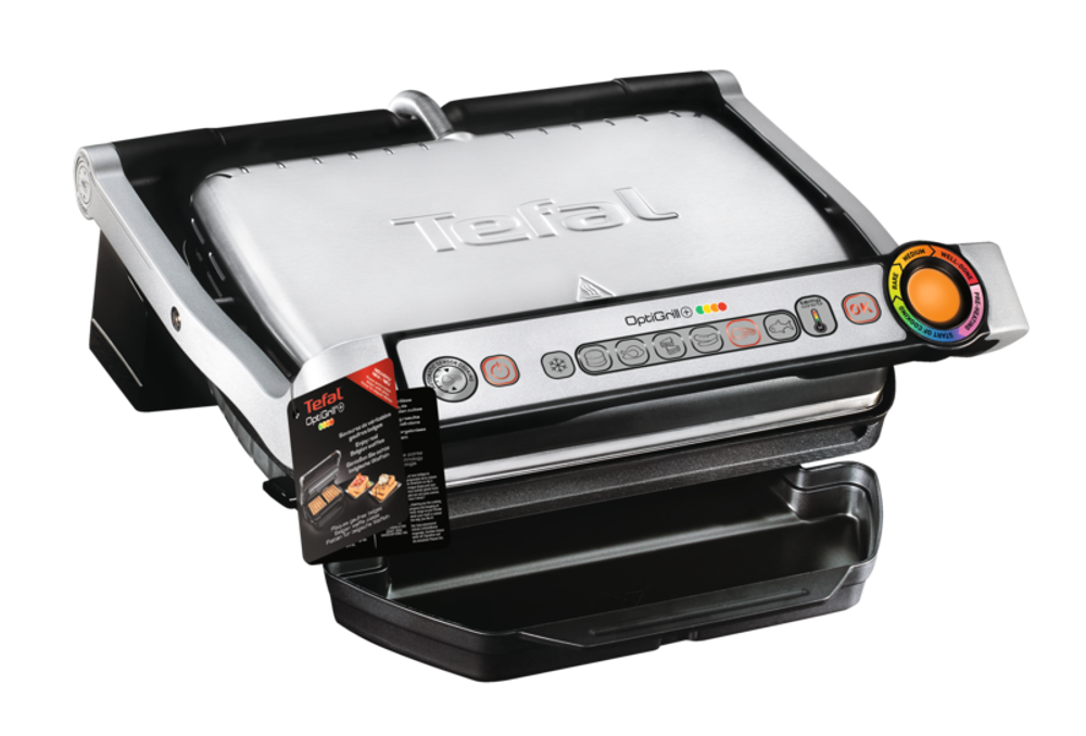 Умный электрогриль Tefal Optigrill+ GC716D12 с насадкой для вафель