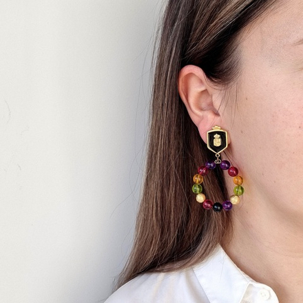 Клипсы Liz Claiborne цветные шарики