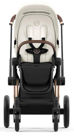 Коляска 3 в 1 Cybex Priam IV Rosegold complete и автокресло Aton B2 i-Size Dynamic Red Off White
