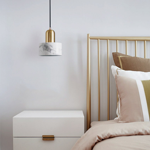 Подвесной светильник Cloyd ANTUAN P1 / Ø15 см - бел.мрамор (арт.10794)