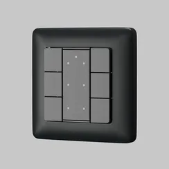 Кнопочная настенная панель 6-ти клавишная DALI Lighting control 721045