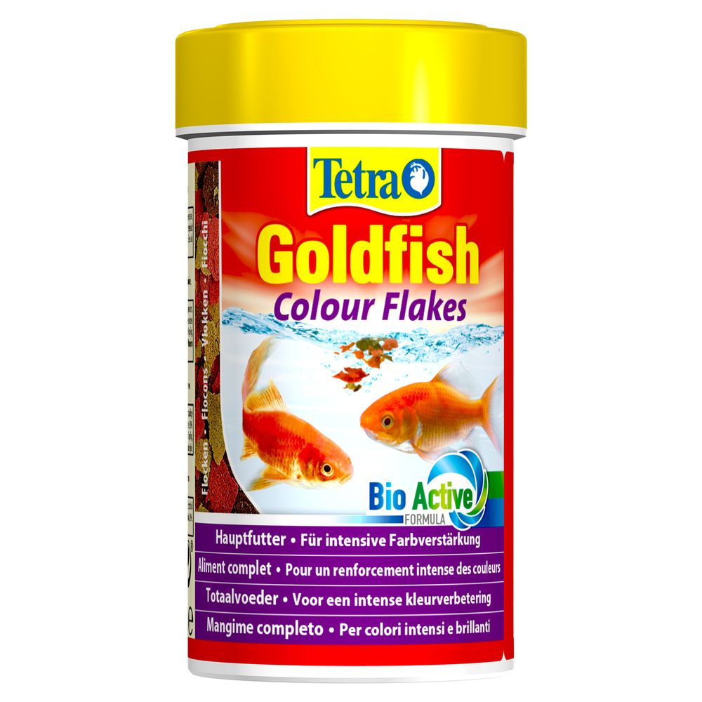 Tetra Goldfish Colour корм в хлопьях для улучшения окраса золотых рыб 100 мл