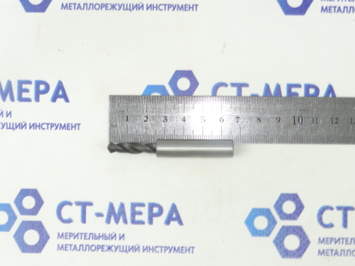 Сверло твердосплавное по металлу 6.4мм (6.4х26х66) Хвостовик 10мм ВК8