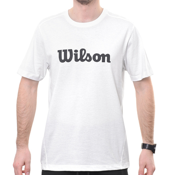 Мужская теннисная футболка Wilson Graphic T-Shirt - белый