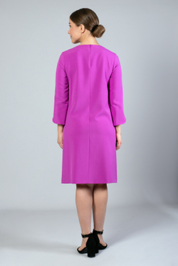 Платье женское 1635А, Пурпурный #326Пур051635А