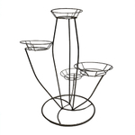 Подставка для цветов напольная "Цветок" на 4 горшка, металл М0000083