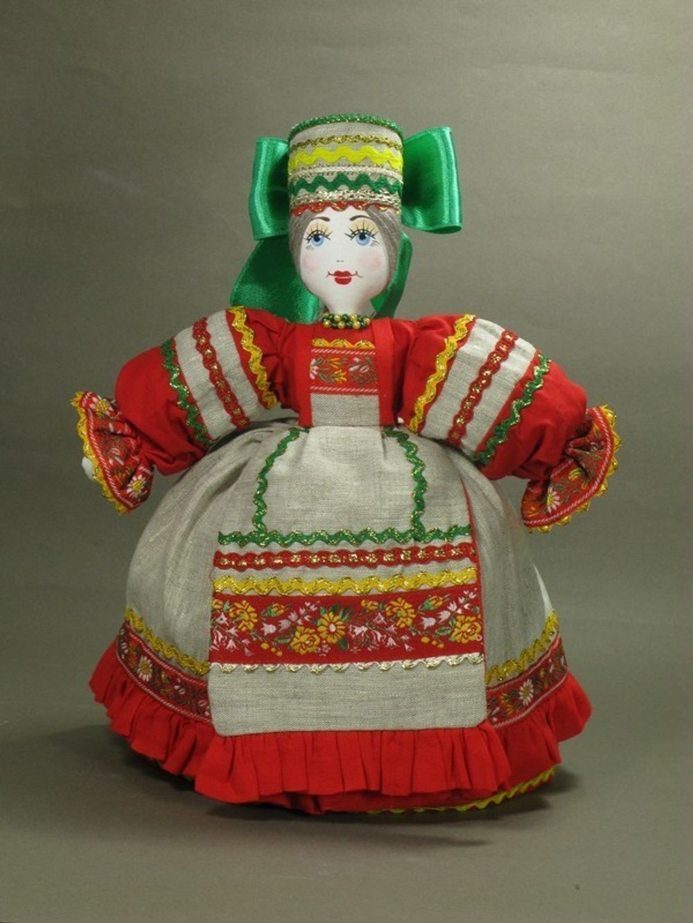 Текстильная Кукла-Грелка на чайник