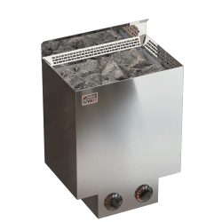 Электрическая печь SAWO NORDEX NRN-45NB-Z-C (4,5 кВт, внутри оцинковка, снаружи нержавейка, встроенный пульт)