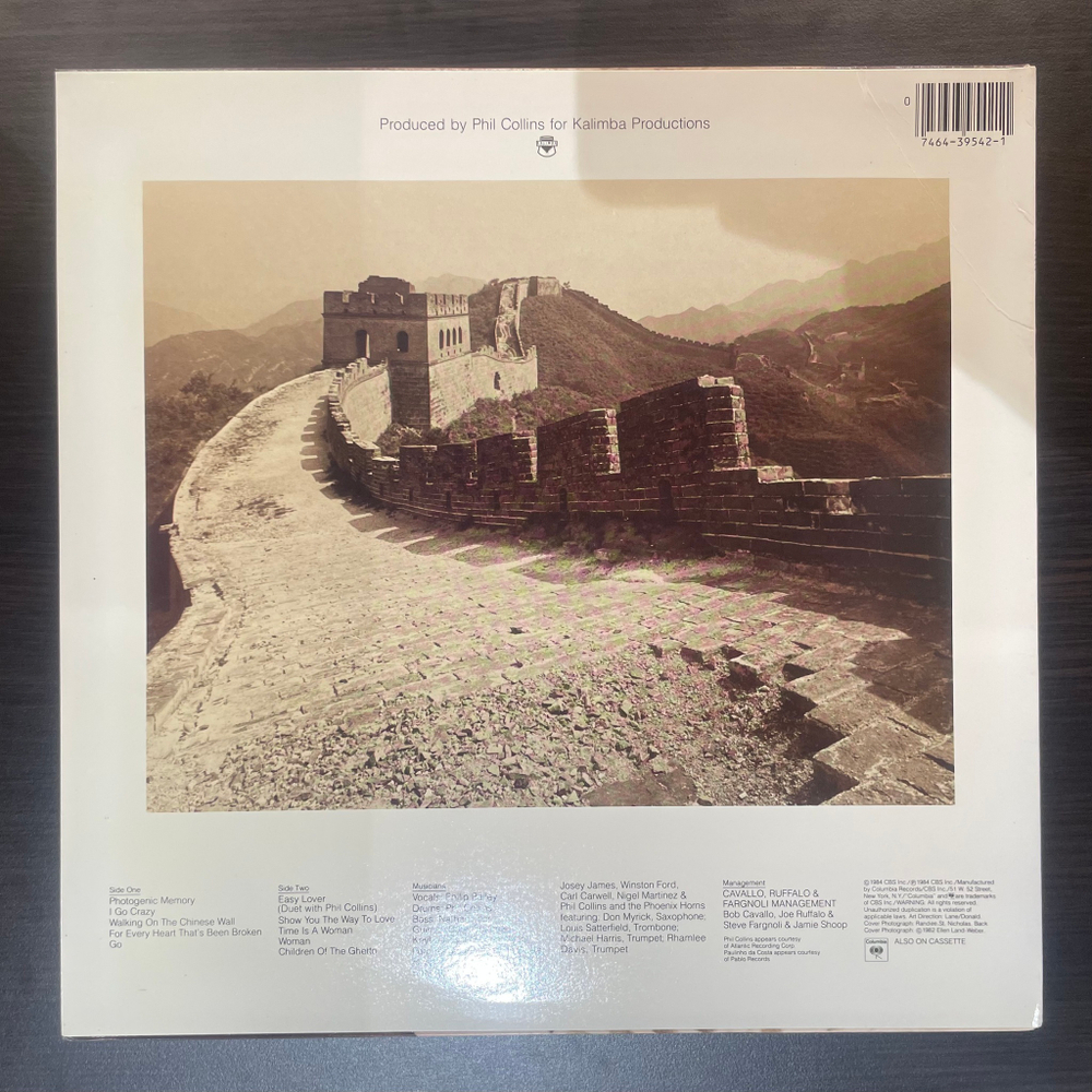 Виниловая пластинка Philip Bailey ‎– Chinese Wall LP