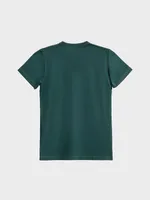 Футболка Hardlunch с карманом темно-зеленая