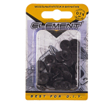 ЗАГЛУШКИ НА ШУРУП ELEMENT ТЕМ/КОРИЧНЕВЫЙ №2 40ШТ 1831