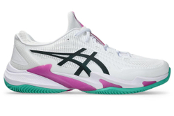 Мужские кроссовки теннисные Asics Court FF 3 Clay - white/digital sakura