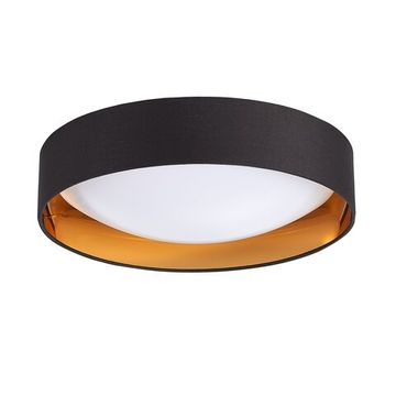 SLE201102-01 Светильник потолочный Черный, Золотистый/Белый LED 1*24W 4000K ORBIO