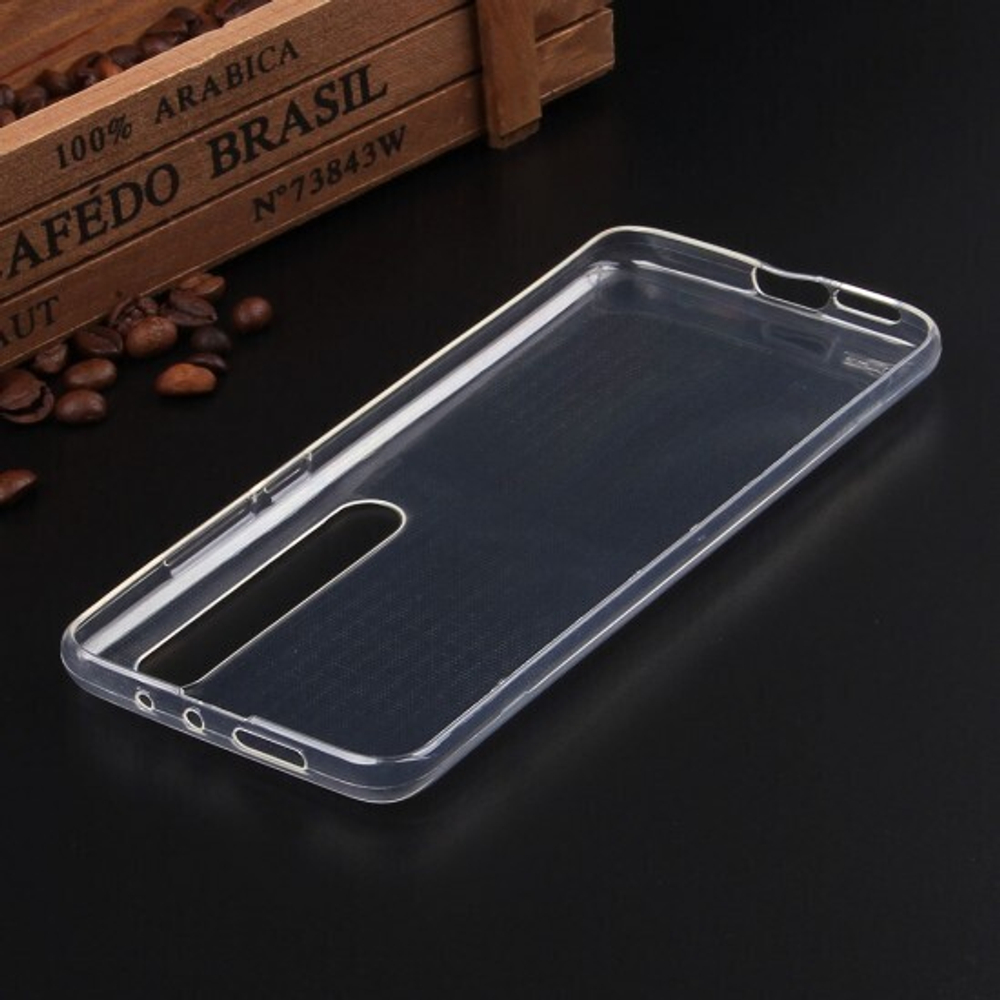 Силиконовый чехол для Xiaomi Mi10/ Mi10 Pro, 1 мм, 008291-1 Прозрачный