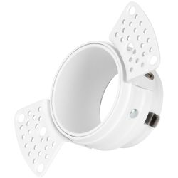 Светильник встраиваемый алюминиевый ЭРА KL99 WH безрамочный под штукатурку под лампу MR16 GU5.3 белый | Алюминиевые встраиваемые светильники