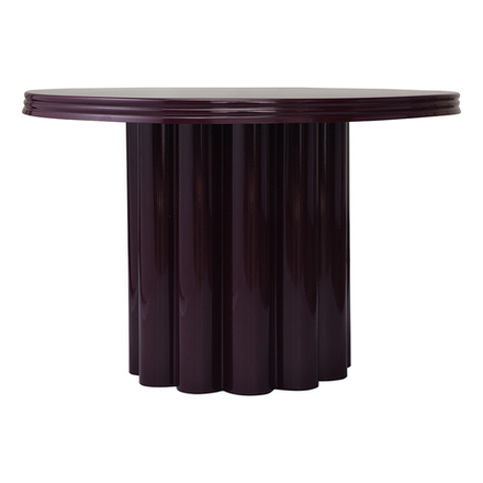 Столик кофейный Vivlend, Ø57 см, ночная слива