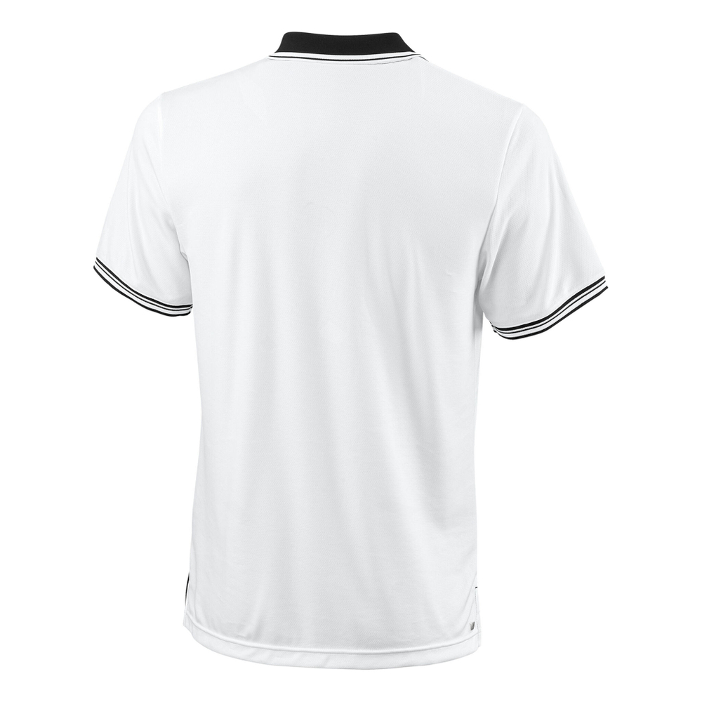 Мужское теннисное поло Wilson Polo Men - Black, White