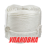 Веревка 3-прядная d14мм, L150м, белый, Marine Rocket (упаковка из 4 шт.)
