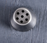 Насадка для кондитерского мешка d=4 см «Травка крупная», нержавеющая сталь