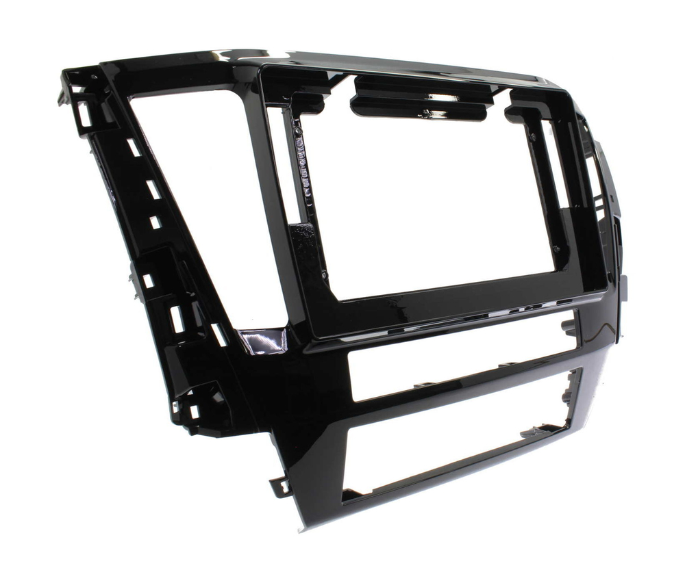 Комплект рамки с разъёмами 10"+can Mitsubishi Pajero Sport 2021+ (прямоугольный климат)большая - Car-Smart 7076N10