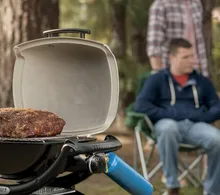 Подставка для запекания мяса, птицы малая для грилей Weber Q 100/1000 серий, 33x20x2 см, нержавеющая сталь