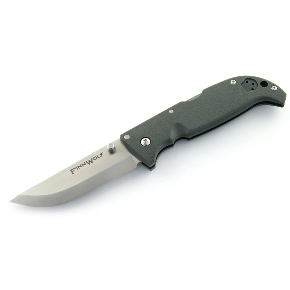 CS_20NPF Finn Wolf - нож склад., рук-ть серый пластик, клинок AUS 8A