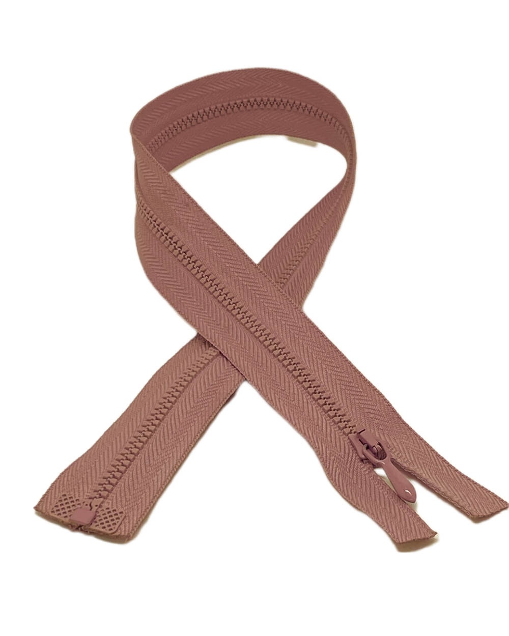 Застежка молния разъемная т-4 50 см пыльная роза