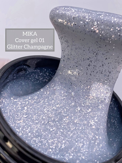 Гель-камуфляж MIKA Glitter Champagne №01
