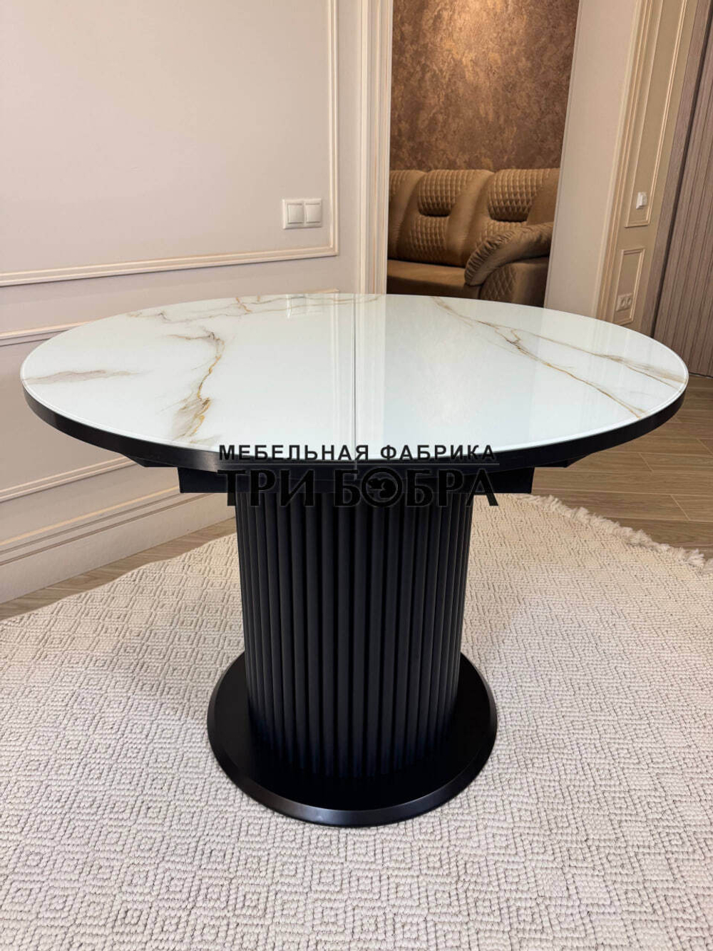 Стол кухонный "Орион", белый кварц