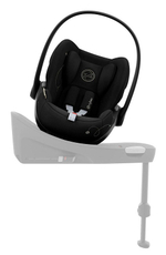 Коляска 3 в 1 Cybex Priam IV Rosegold и автокресло Cloud G i-Size Moon Black Cozy Beige