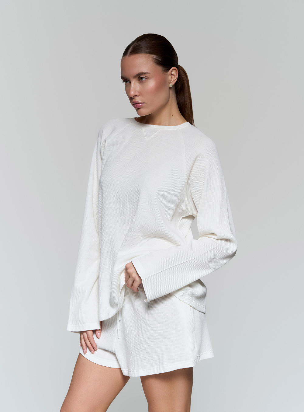 Лонгслив waffle suite