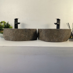 Раковина из речного камня ПАРА! RS-65479 45*33*15 0865