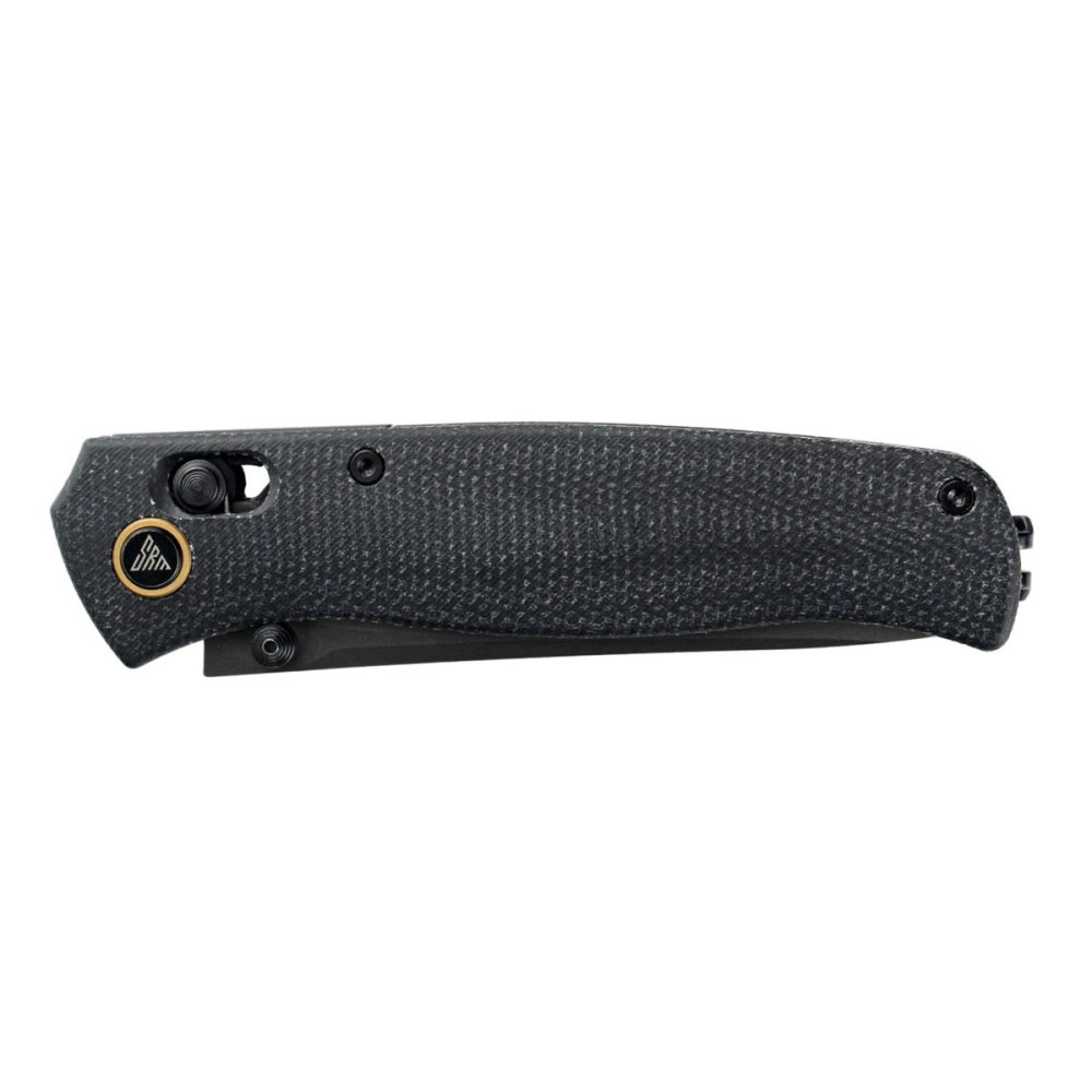 Нож складной SRM 255L-MB3 Medal PVD (140Cr Laminated, Black Micarta)