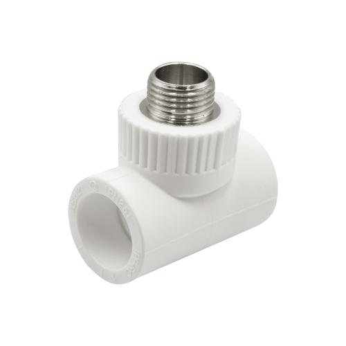 Тройник комб. нар 25х1/2''х25 EVER® plast БЕЛЫЙ (Россия)