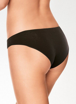 Оригинальные женские трусики-слипы с заниженной талией (Размер: 2 размер) (Цвет: серый меланж)