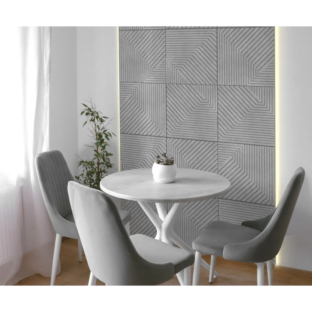 Декоративная стеновая панель ПВХ Белфаст 482х482 мм