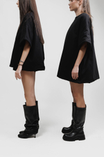 Футболка Unisex Wide T-shirt Puffered Black M