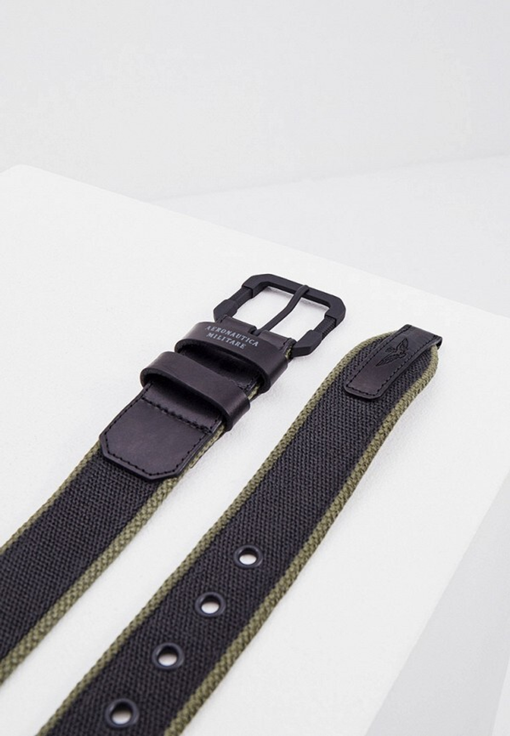 Ремень AERONAUTICA 279 черный с хаки