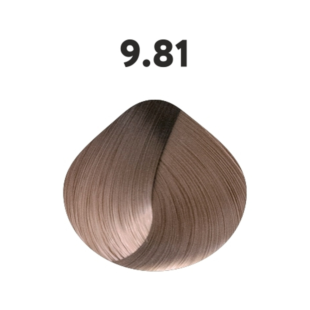 9.81 крем-краска KAARAL AAA Color Collection очень светлый блондин бежево-пепельный - 100 мл.