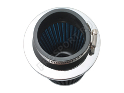 Фильтр воздушный нулевого сопротивления Компакт (закрытый), синий/хром  D70мм