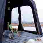 Пневмокаркасная палатка-шатёр «Снежный Очаг» 3×3×2,3 м — из ПВХ, морозостойкая